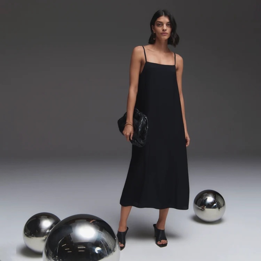 New with tags Everlane cross back slip dress